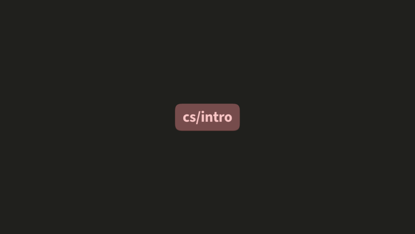 cs/intro
